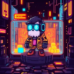 2-d pixel crypto punk called kenn