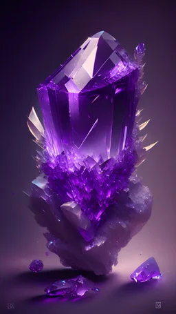 magic purple cristal