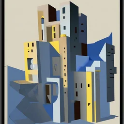 picasso style building cubism