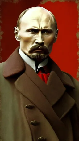 Putin as Lenin