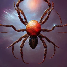 Giant Cosmic ethereal spider, realistic