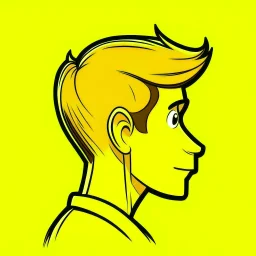 can you make a cartoon yellow dummy profile picture