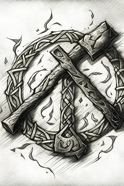 dibujo de una runa