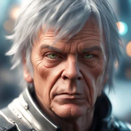 david icke as cyperpunk witchhunter,bokeh like f/0.8, tilt-shift lens 8k, high detail, smooth render, down-light, unreal engine,bokeh like f/0.8, tilt-shift lens 8k, high detail, smooth render, down-light, unreal engine