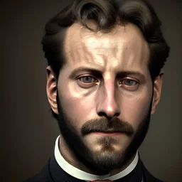 Portrait of an aristocratic Alessandro Borghi, with angry eyes, in Alexandre cabanel style, 8k, HD, cinematography, photorealistic, Cinematic, Color Grading, Ultra-Wide Angle, Depth of Field, hyper-detailed, beautifully color-coded, insane details, intricate details, beautifully color graded, Cinematic, Color Grading, Editorial Photography, Depth of Field, DOF, Tilt Blur, White Balance, 32k, Super-Resolution, Megapixel, ProPhoto RGB, VR, Halfrear Lighting, Backlight, Na