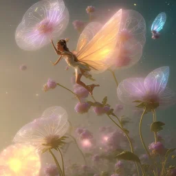 subtle transparent fairy flower in a galactic ambiance, delicate colors, in the foreground, full of details, smooth，soft light atmosphere, light effect，vaporwave colorful, concept art, smooth, extremely sharp detail, finely tuned detail, ultra high definition, 8 k, unreal engine 5, ultra sharp focus