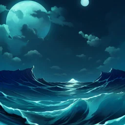 sea and night related