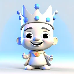 King cheerful 3D cute