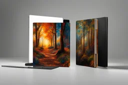 digital bookcover about art, kindle, UHD