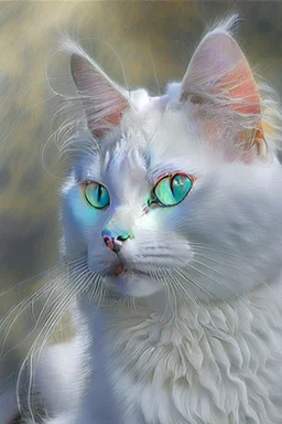 white cat