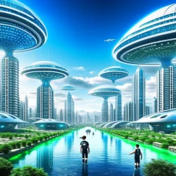 Technology of the future Show the world how it will be in the future