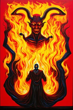 the fire unknown to the devil ; surrealism, optical art; Ilya Bolotowsky