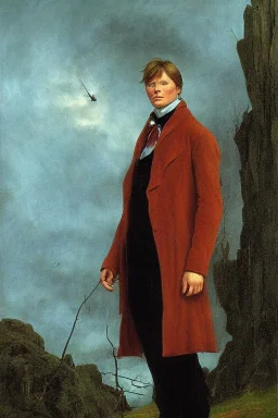 Portrait of Marty McFly painted by Caspar David Friedrich