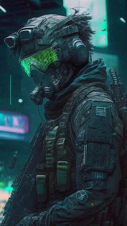 cyberpunk inspired call of duty : modern warfare