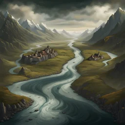 The river that divides Middle Earth from Westeros.