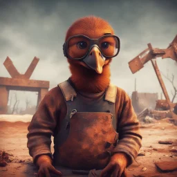 Make a Pic for a Rust youtuber with a Ducklin and the text "TMK"