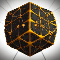 hellraiser cube of demons,movies, digital painting ,8k, digital art, award winning, octane render, 4K, 3D, Unreal Engine 5 , gold and black colours,hypperealistic,