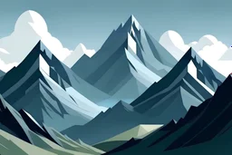 create a scenario based on just simple mountains