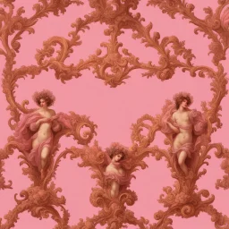 baroque art aesthetic pink