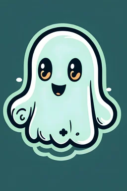 cute Spooky Ghost retro