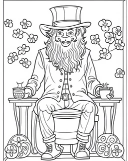 big St. Patrick s day Kids coloring pages