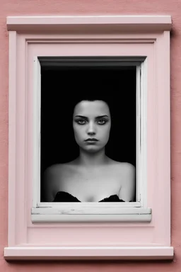 Looking through my eyes as a window; neo-surrealism in pale pastels constrasted with black and white