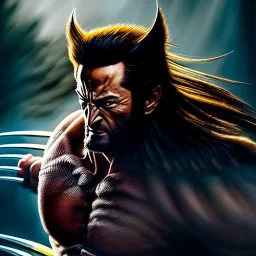 Ultra detailed fullbody Portrait in oil on canvas of Marvel Samurai wolverine with samurai armor,intense stare,extremely detailed digital painting, extremely detailed face,crystal clear Big eyes, mystical colors ,perfectly centered image, perfect composition, rim light, beautiful lighting,masterpiece,8k, stunning scene, raytracing, anatomically correct, in the style of robert e howard and Ken Kelley and Ohrai Noriyoshi and Simon Bisley and tomzj1