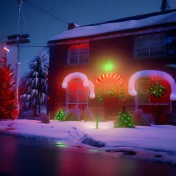 yılbaşı,neon, unreal engine 5, 8k