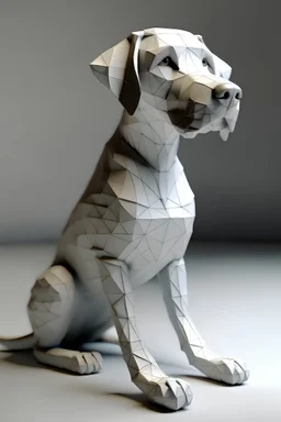 3d model of a dog