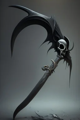 black big scythe