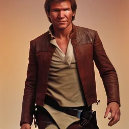 Hyperrealistic, 8k centered photographic portrait of [[Harrison Fordas Han Solo]], leica, 35 mm, technicolor, vivid colors, bokeh, telephoto, 24 mm, close up portrait photo by Annie Leibovitz, film, studio lighting, detailed skin, ultra realistic, bokeh, sharp features