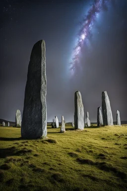 This image the starbeings came down to touch the standing stones.