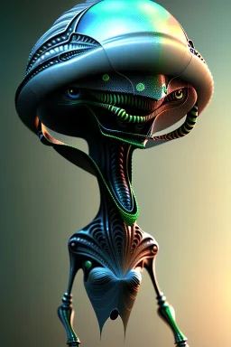 full length aliens clean art NFT, blender 3d