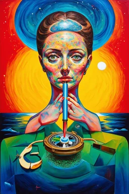 reconnected to your inner compass; lowbrow surrealism; fauvism; dada; surrealism, optical art; Ilya Bolotowsky