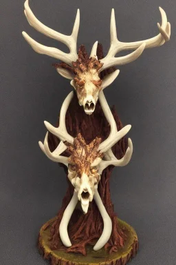  bone head deer god forest mythic demon fire