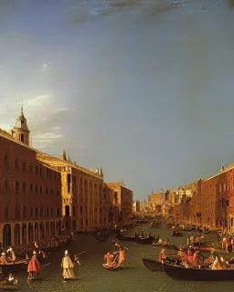 A canaletto painting