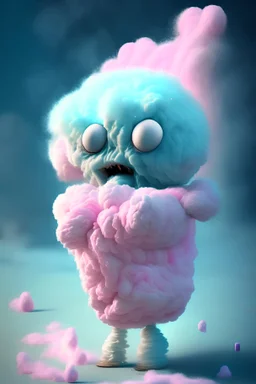 alien pooping cotton candy