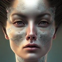 close up portrait of liz baez, fine detail, highly intricate, modern surrealism painting, defined cracks and breaks, high-quality, volumetric lighting, 8k, ultrahd, George Grie, Marco Escobedo, Igor Morski,Brian Froud, Howard Lyon, Selina French,