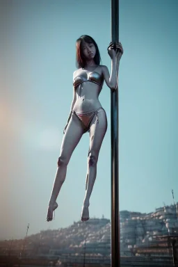 girl impaled on pole