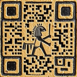 A QR code from Ancient Egypt