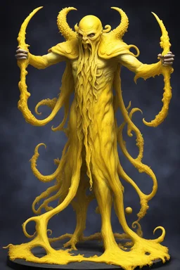 yellow elder god of ballance and perfection inhumane cosmic yellow paint