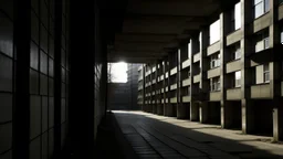 The camera pans across a landscape defined by concrete monoliths, their imposing facades reflecting the chill of the Cold War era. Shadows dance along the alleyways, where clandestine meetings take place under the cover of darkness, and secrets are traded like currency.