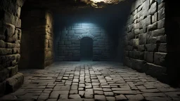 prisoner in a dank dungeon
