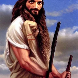 fusion between jesus and rambo