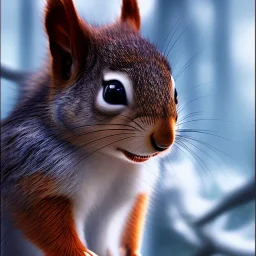 squirrel pandora “wearing avatar make up”