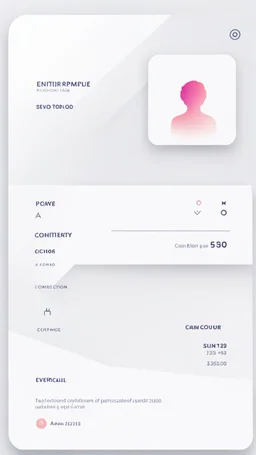 profile card and picture of person