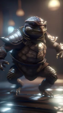 turtle dancing like viking, ultra realistic, concept art, intricate details, eerie, highly detailed, photorealistic, octane render, 8 k, unreal engine. art by artgerm and greg rutkowski and charlie bowater and magali villeneuve and alphonse