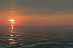 sunset over the sea by Roger Deakins