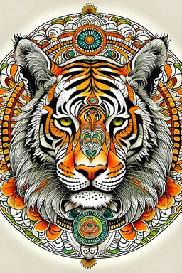tiger mandala