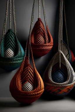 innovative design of a woven hanging inspired by Egyptian folklore with popular colour